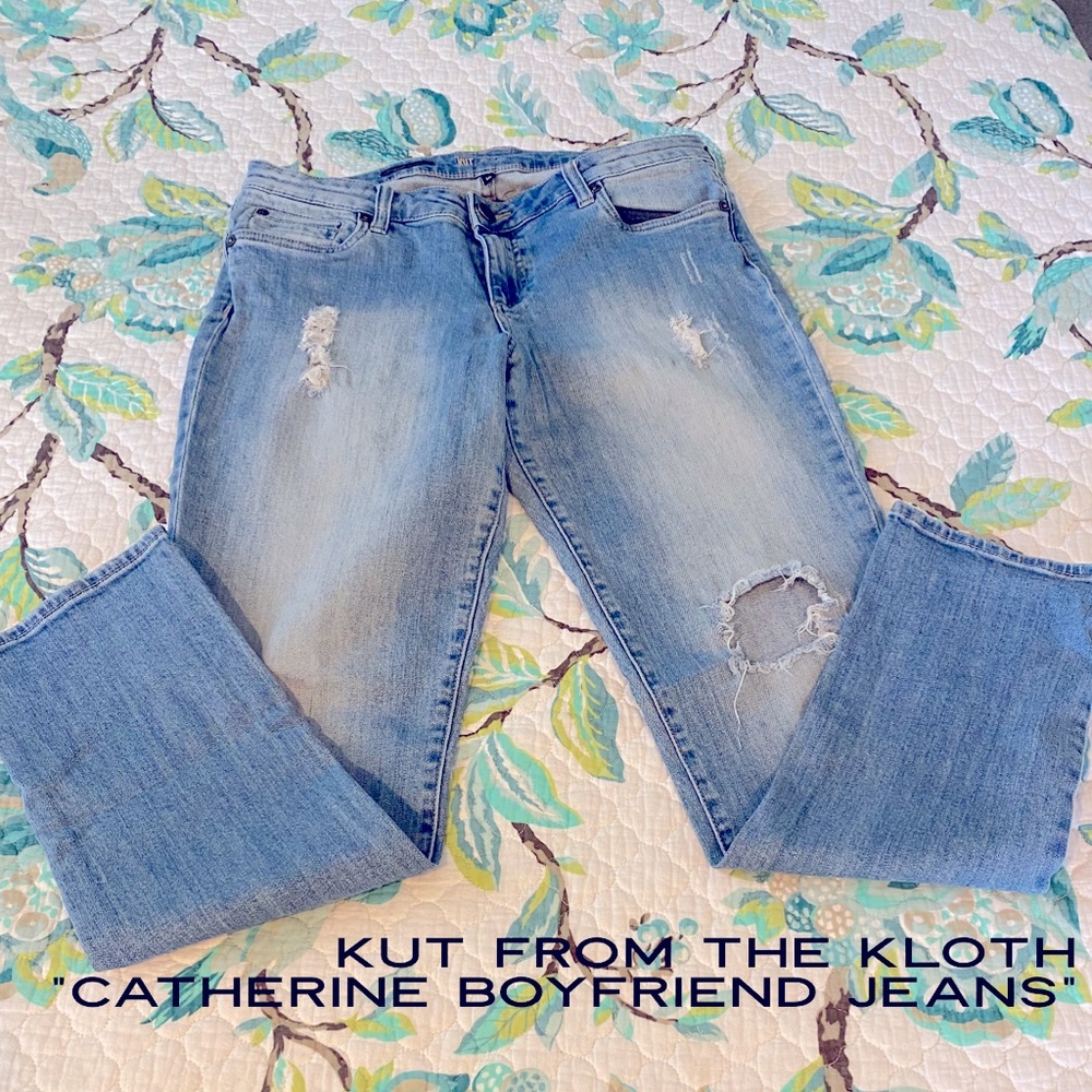 KUT FROM THE KLOTH Catherine Boyfriend Jeans. Mid-rise. L❤️VE‼️